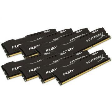 HyperX 64GB (8x8GB) 2133MHZ DDR4 CL14 Fury Black