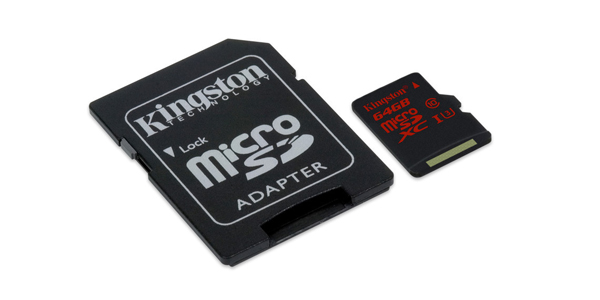 Kingston 64GB microSDHC CL3 U3