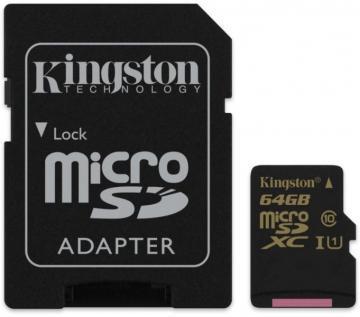 Kingston 64GB Microsdxc CL10 UHS-I