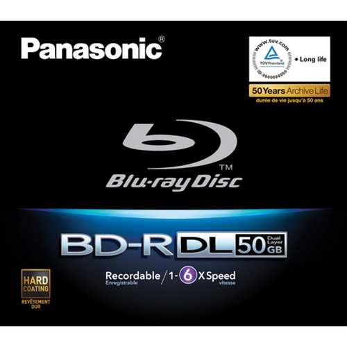 Panasonic Blu-ray Disc 50GB Write Once 6x Speed