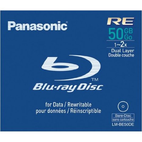 Panasonic Blu-ray Disc 50GB Rewritable 2x Speed