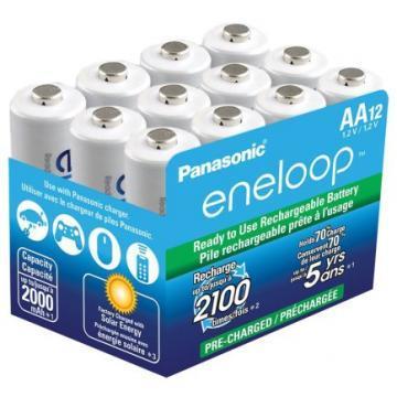 Panasonic 12-pack Eneloop AA Shrink Brick