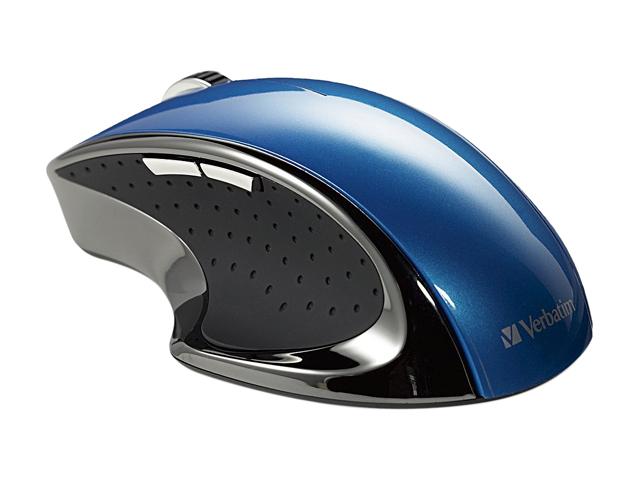 Verbatim Wireless Desktop Blue Ergo Mouse
