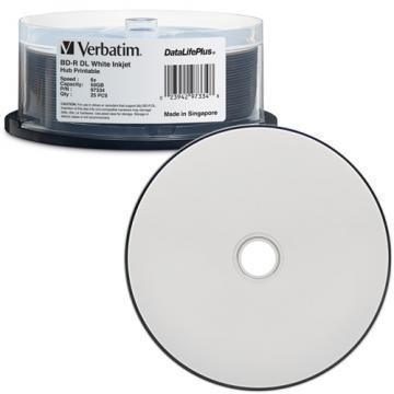 Verbatim 25-Pack Blu-Ray 50GB-6x Inkjet Print Spindle