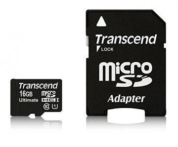 Transcend 16GB SDHC Card UHS1 Class 10