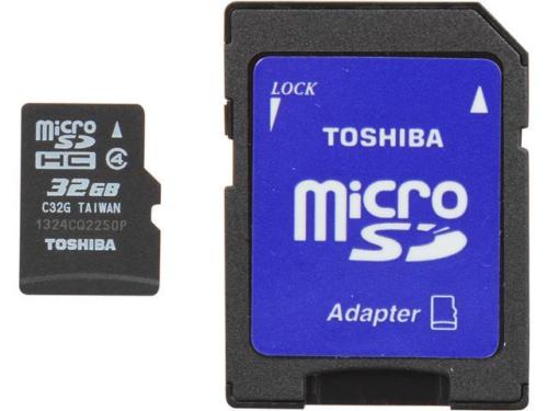 Toshiba 32GB MicroSD Card Class 4
