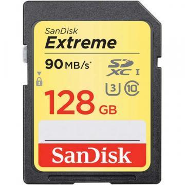 SanDisk 128GB Extreme SDXC Uhs C10 Card