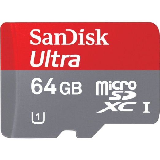 SanDisk 64GB Ultra C10 Imaging MicroSD Card