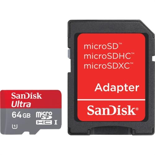 SanDisk 64GB Ultra C10 Android MicroSD Card