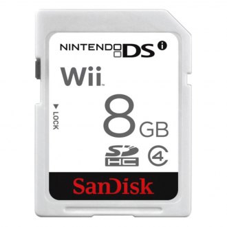 SanDisk 8GB Gaming SDHC DSi/Wii AM Card