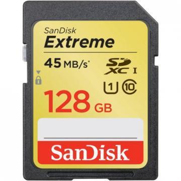 SanDisk 128GB Extreme C10 300X SDXC UHS Card