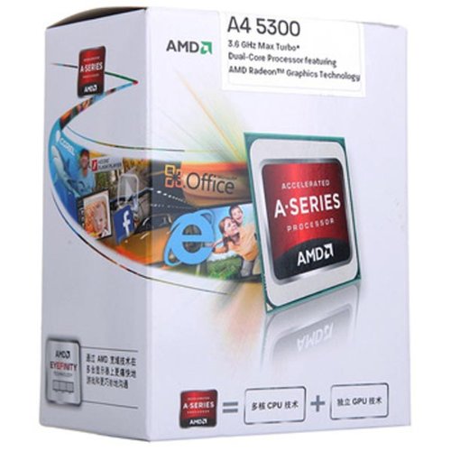 AMD A4-5300 APU Dual Core Processor Socket FM2 3.4GHZ