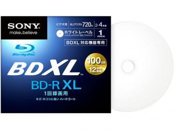 Sony Blu-Ray Disc BD-R XL 100GB 4X 1-Pack Printable