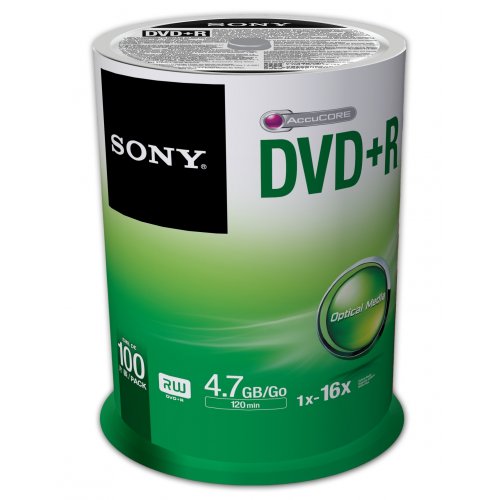 Sony DVD+R 4.7GB 16X 100-pack