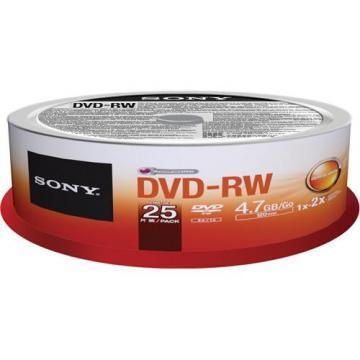 Sony DVD-RW 4.7GB 2x 25-pack