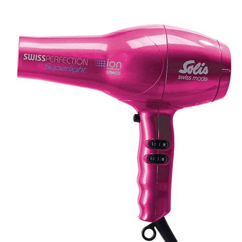 SOLIS Swiss Perfection Superlight Pink hairdryer