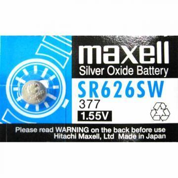 Maxell SR626SW Silver Oxide 1.55V Watch Battery