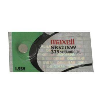 Maxell SR521SW Silver Oxide 1.55V Watch Battery