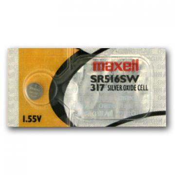Maxell SR516SW Silver Oxide 1.55V Watch Battery