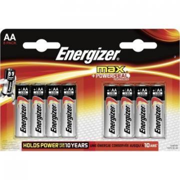Energizer Alkaline Max AA Batteries 8pack