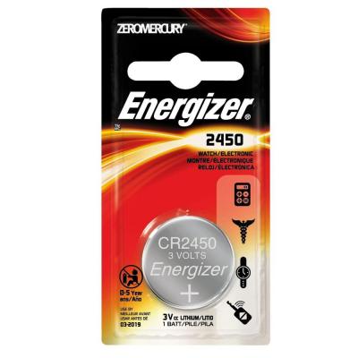 Energizer CR2450 Lithium Manganese Dioxide 3V Battery
