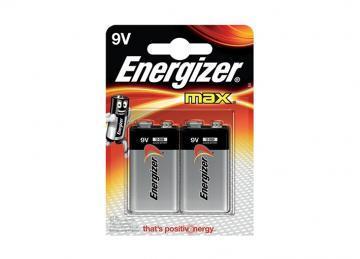 Energizer 9V Alkaline Max Battery 2pack