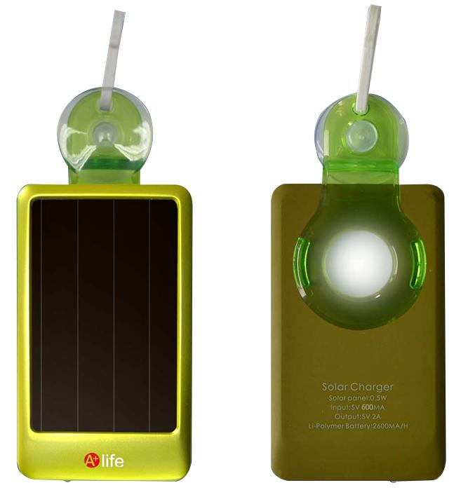A+ Life CP1-060C Portable Solar Charger with LED