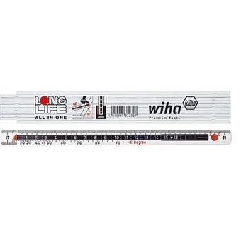 Wiha Longlife All in One folding ruler, 2 m metric, 10 segments
