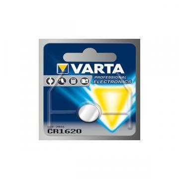Varta Lithium Manganese Dioxide, 60 mAh, 3 V, CR1620 Battery