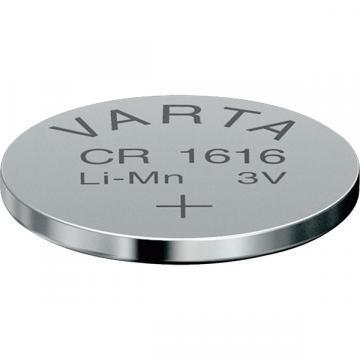 Varta Lithium Manganese Dioxide, 50 mAh, 3 V, CR1616 Battery