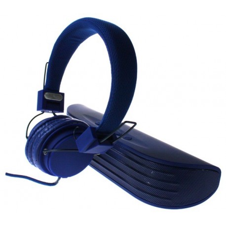 Vivitar Stereo Headphone and Bluetooth Speaker Kit in Blue
