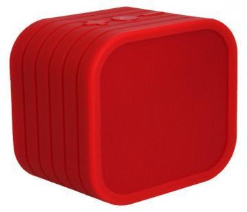 Vivitar Red Neon Cube Wireless Bluetooth Speaker