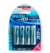 Ansmann Nickel Metal Hydride, 2850 mAh, 1.2 V, AA Rechargeable Battery
