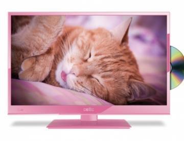 Cello 16" Pink LED TV with DVD Player