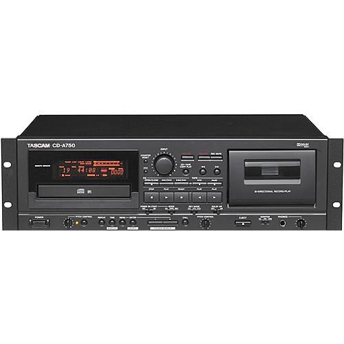 TASCAM CD-A750 CD/Cassette Player Rackmount