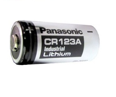 Panasonic Lithium Manganese Dioxide, 1400 mAh, 3 V, CR123A Battery