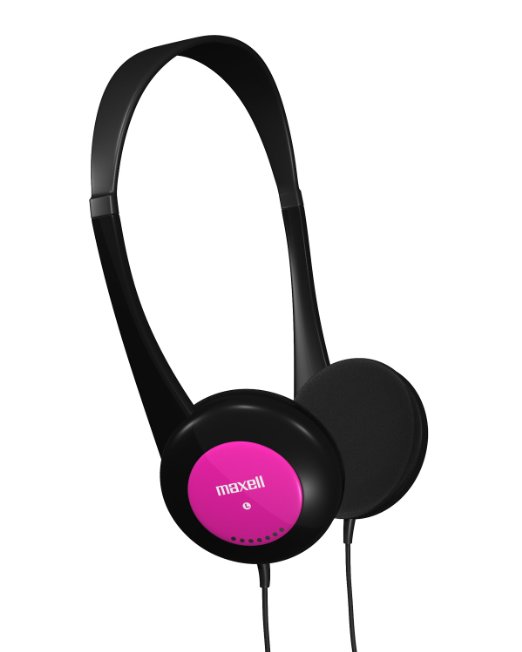 Maxell Volume Limited Pink Headphones
