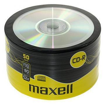 Maxell CD-R Media Shrinkwrapped (50 Pack)