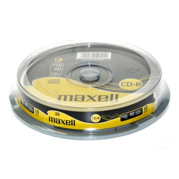 Maxell CD-R Media Spindle Pack (10 Pack)
