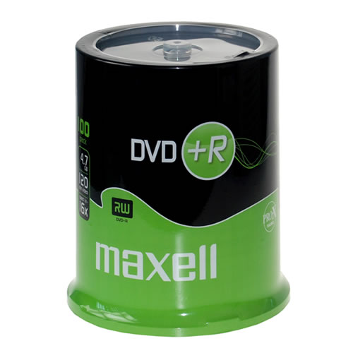 Maxell DVD+R Spindle 100-Pack