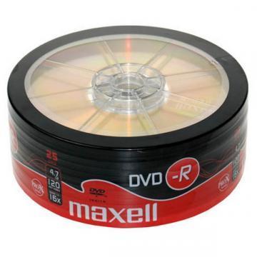Maxell DVD-R, 4.7GB, 25PK