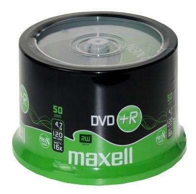 Maxell DVD+R Spindle 50-Pack