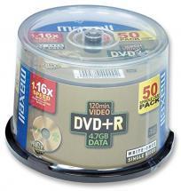 Maxell DVD+R Printable Spindle 50-Pack