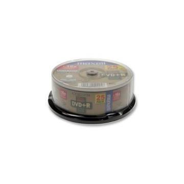 Maxell DVD+R Printable Spindle 25-Pack