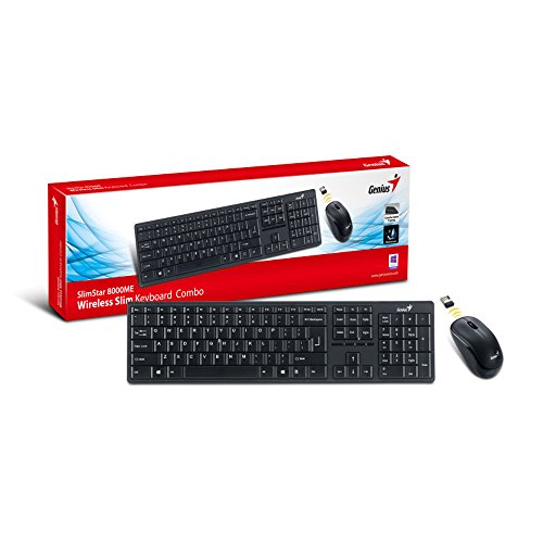 Genius SlimStar 8000ME Wireless Keyboard & Mouse Deskset