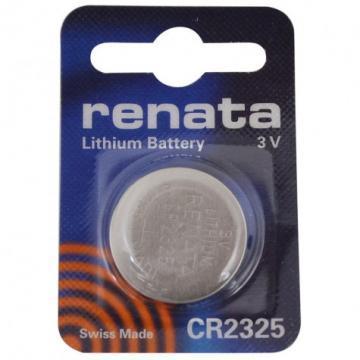 Renata Single Cell, Lithium Manganese Dioxide, 190 mAh, 3 V, 2325 Battery
