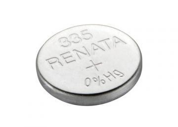 Renata Watch, Single Cell, Silver Oxide, 6 mAh, 1.55 V Battery