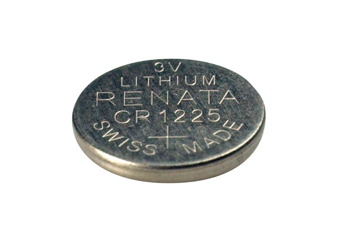 Renata Single Cell, Lithium Manganese Dioxide, 48 mAh, 3 V, 1225 Battery