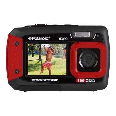 Polaroid Red iE090 18MP Dual Screen Waterproof Camera