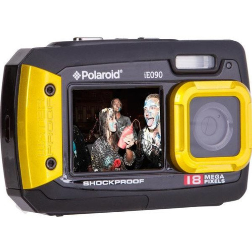Polaroid Yellow iE090 18MP Dual Screen Waterproof Camera